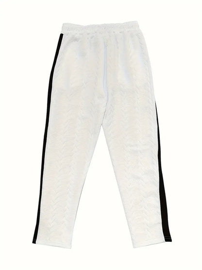 Jonass - Knitted Wide-Leg Trousers with Side Buttons