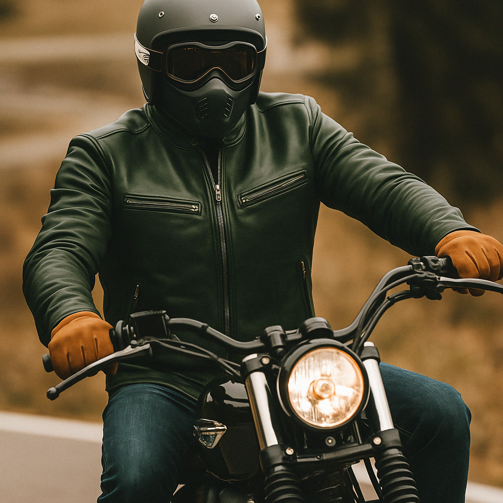 Zafeirios - Casual Leather Jacket