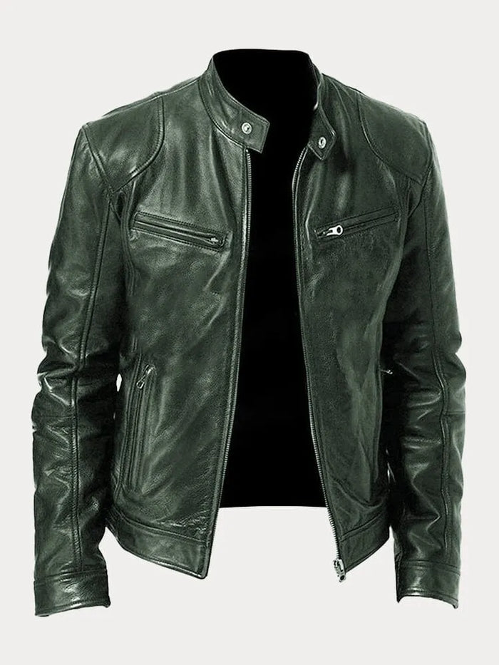 Zafeirios - Casual Leather Jacket