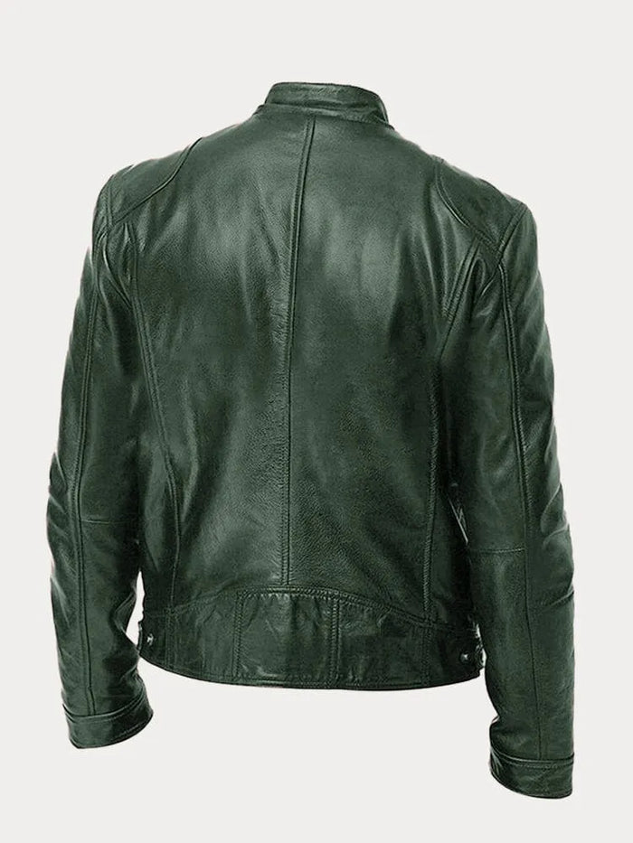 Zafeirios - Casual Leather Jacket
