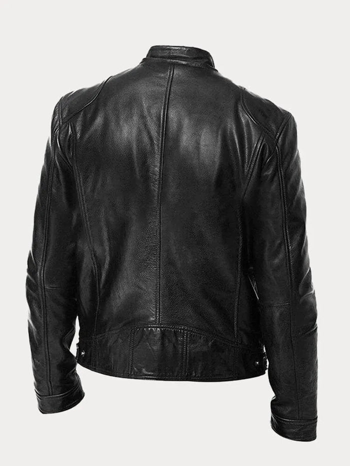 Zafeirios - Casual Leather Jacket
