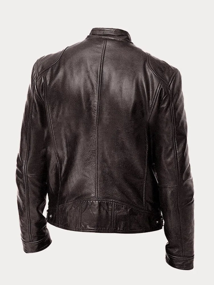 Zafeirios - Casual Leather Jacket