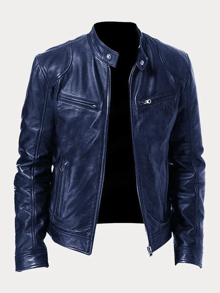 Zafeirios - Casual Leather Jacket