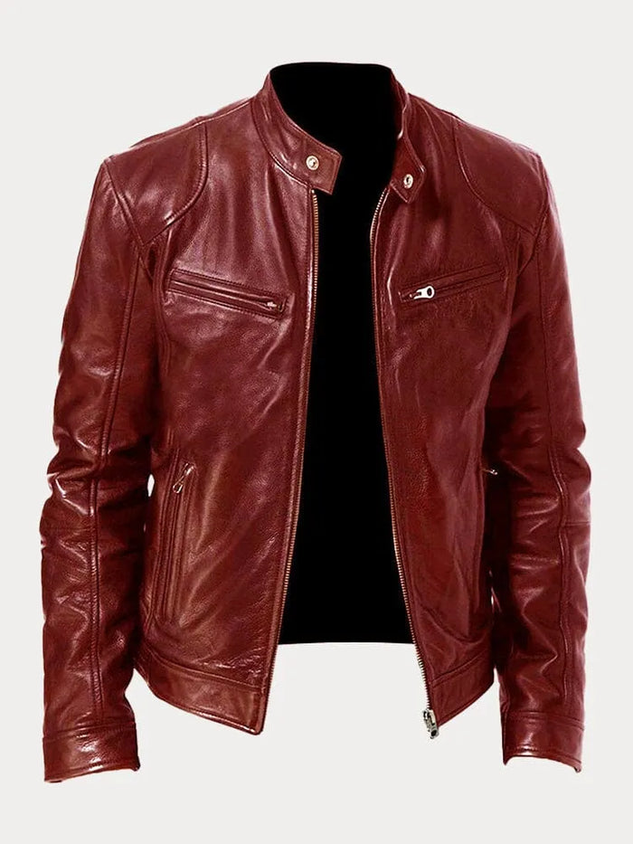 Zafeirios - Casual Leather Jacket